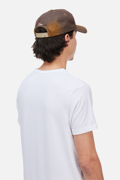 Dime | Cursive Denim Worker Cap - Brown Washed