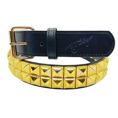 Loosey | Stud Finder Belt - Leo Baker/Gold Pyramids