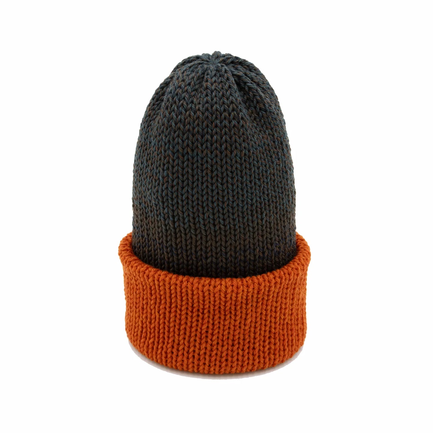 Chimney LTD | OG Fold Beanie - Solar Flare Orange/Mallard Fade