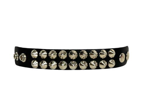 Funk Plus | 2 Row 1/2" Conical Spike Bracelet