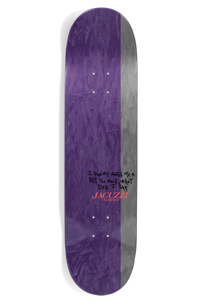 Jacuzzi Unlimited | 8.25" John Dilo Mummy EX7 Skateboard Deck