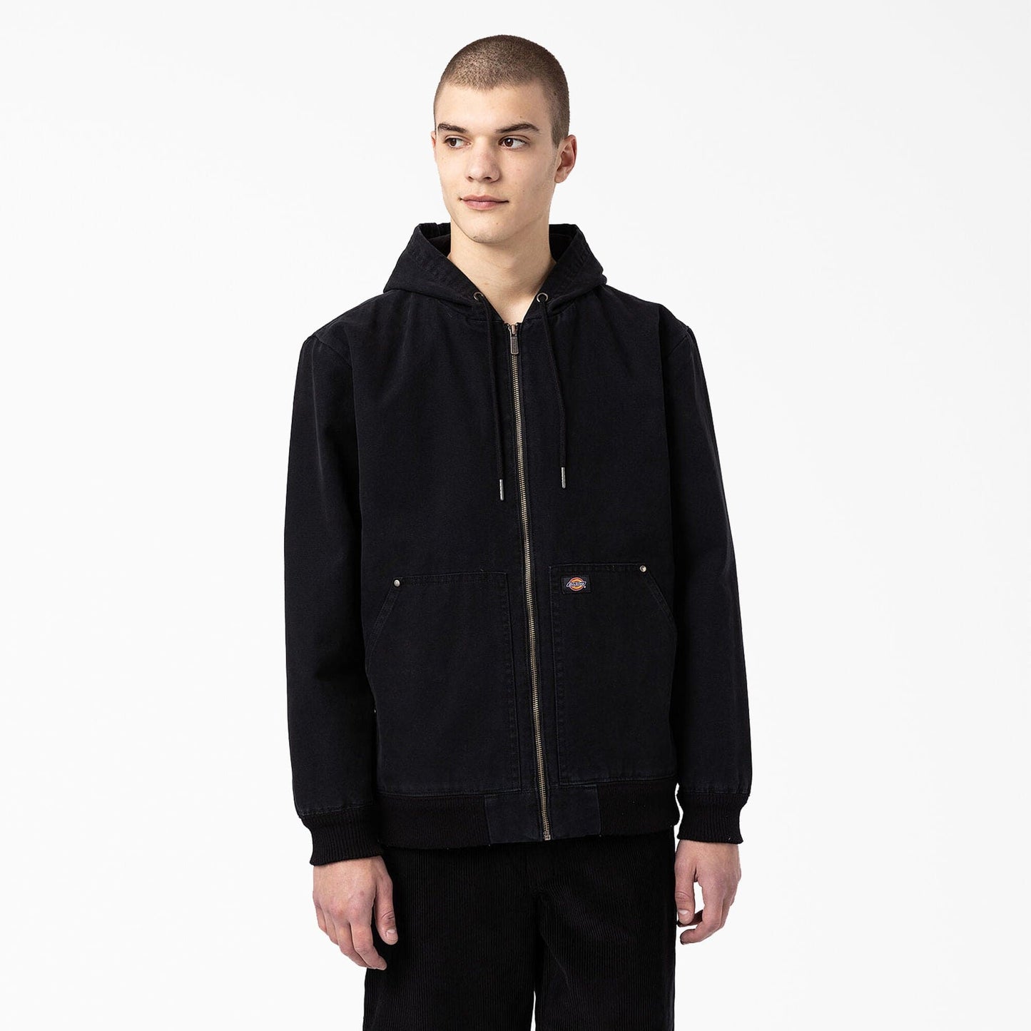 Dickies | Duck Canvas Hooded Bomber Jacket - Black