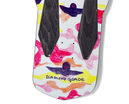 Krooked | 10.75" Diamond Quade Beamer Skateshop Day Skateboard Deck