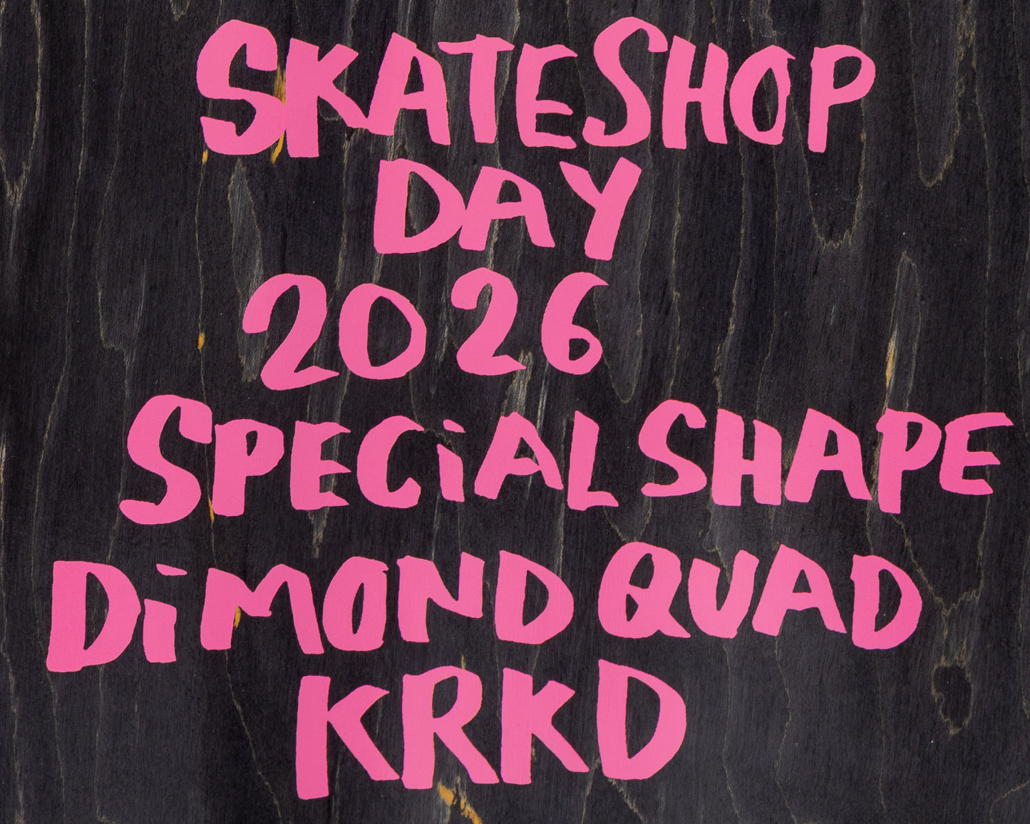 Krooked | 10.75" Diamond Quade Beamer Skateshop Day Skateboard Deck