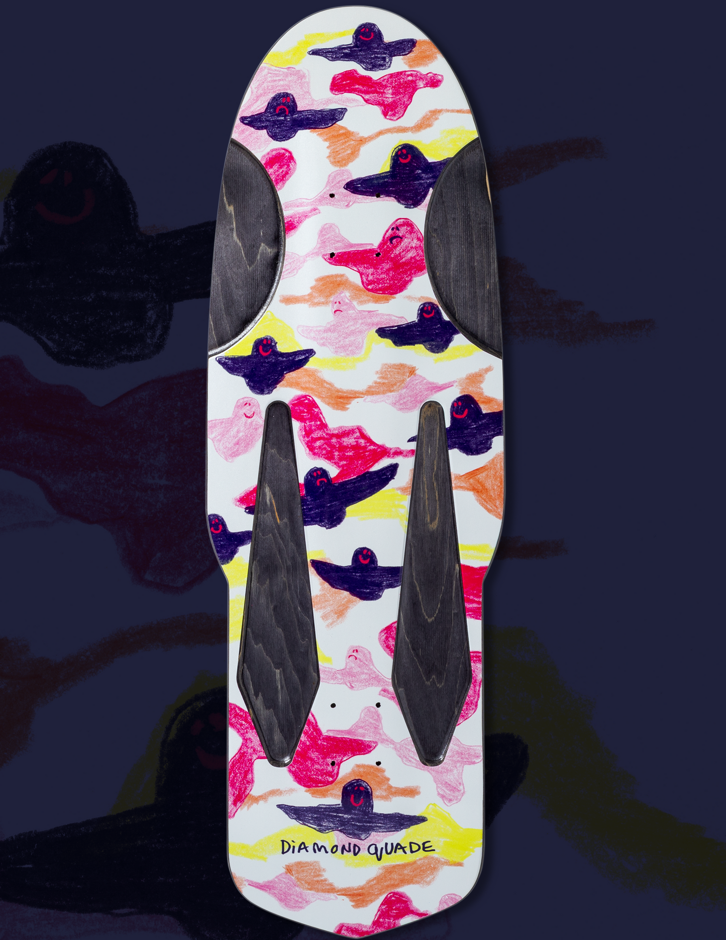 Krooked | 10.75" Diamond Quade Beamer Skateshop Day Skateboard Deck