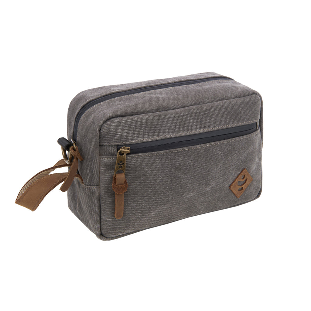 Revelry | The Stowaway - Smell Proof Toiletry Bag - Ash