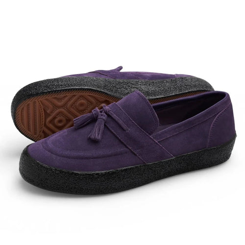 Last Resort AB | VM005 Suede Loafer - Logan Berry/Black