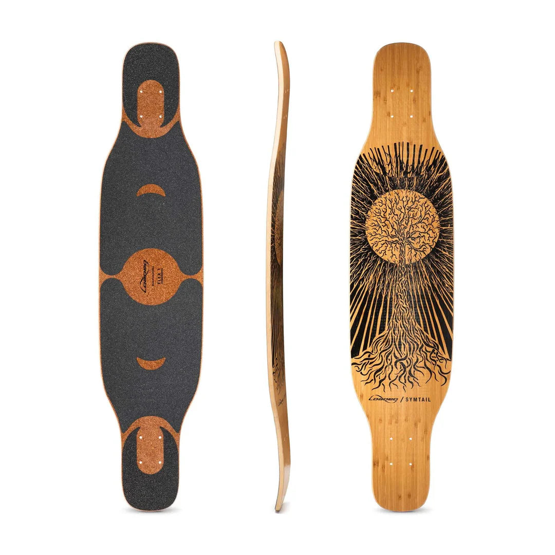 Loaded | 39.5" Symtail Longboard Deck - Flex 1 - Freestyle/Carve/Pumping