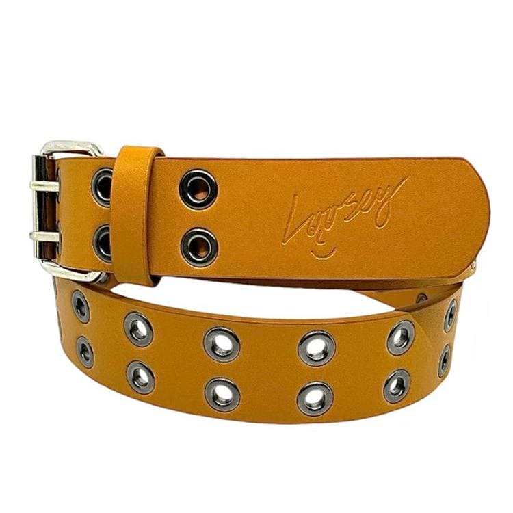 Loosey | Grommet Belt - Camel