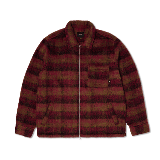 HUF | Megablast Plaid Jacket - Berry