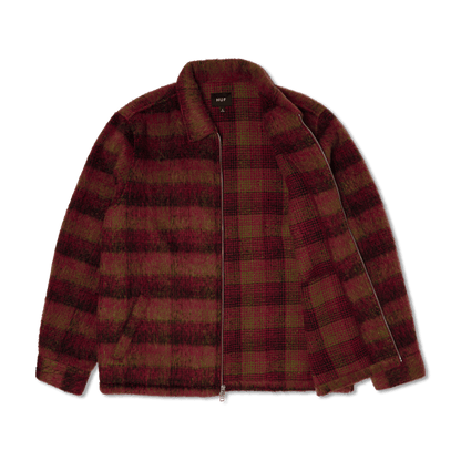 HUF | Megablast Plaid Jacket - Berry
