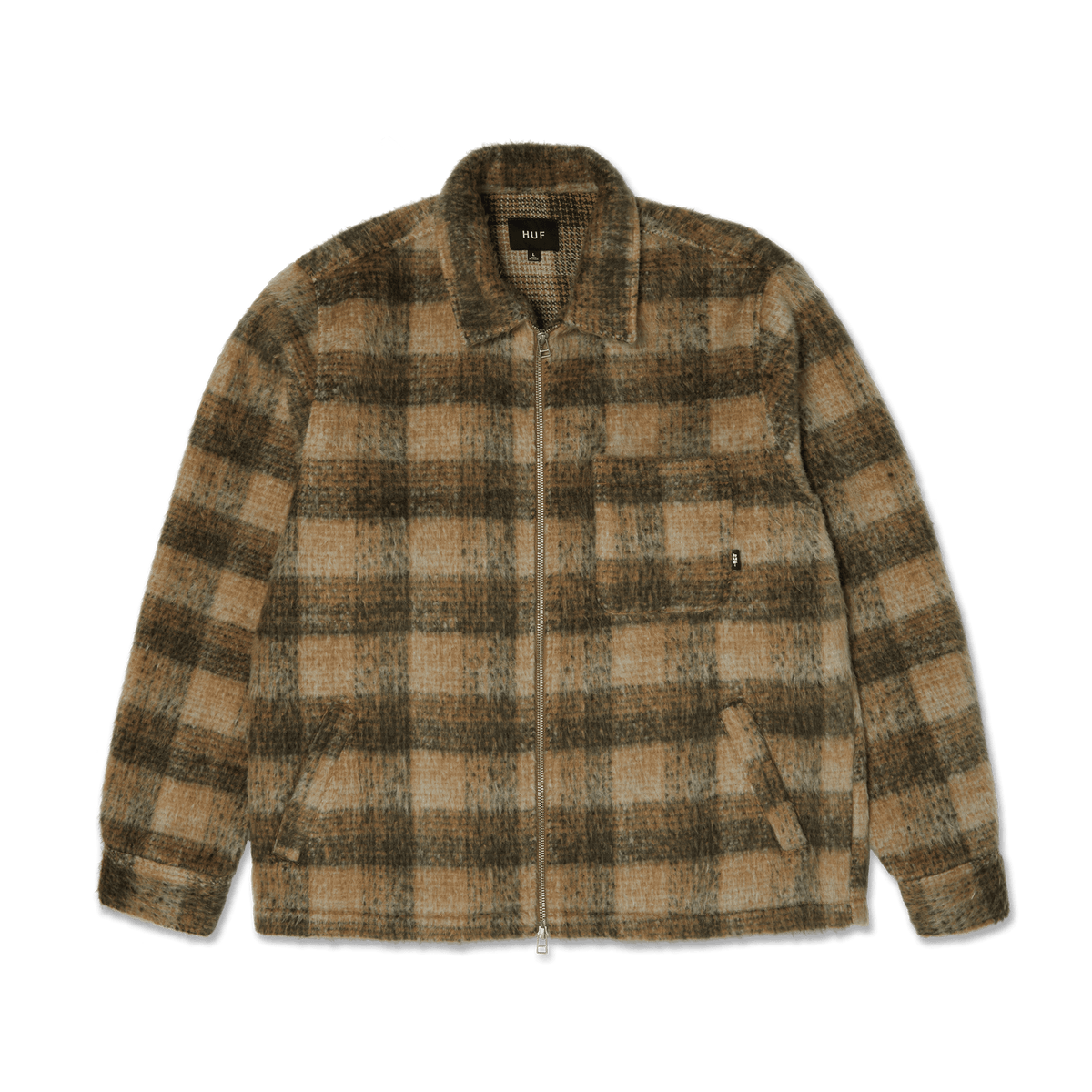HUF | Megablast Plaid Jacket - Desert