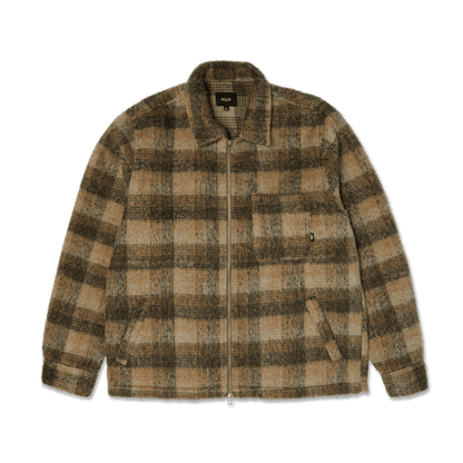 HUF | Megablast Plaid Jacket - Desert