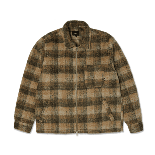 HUF | Megablast Plaid Jacket - Desert