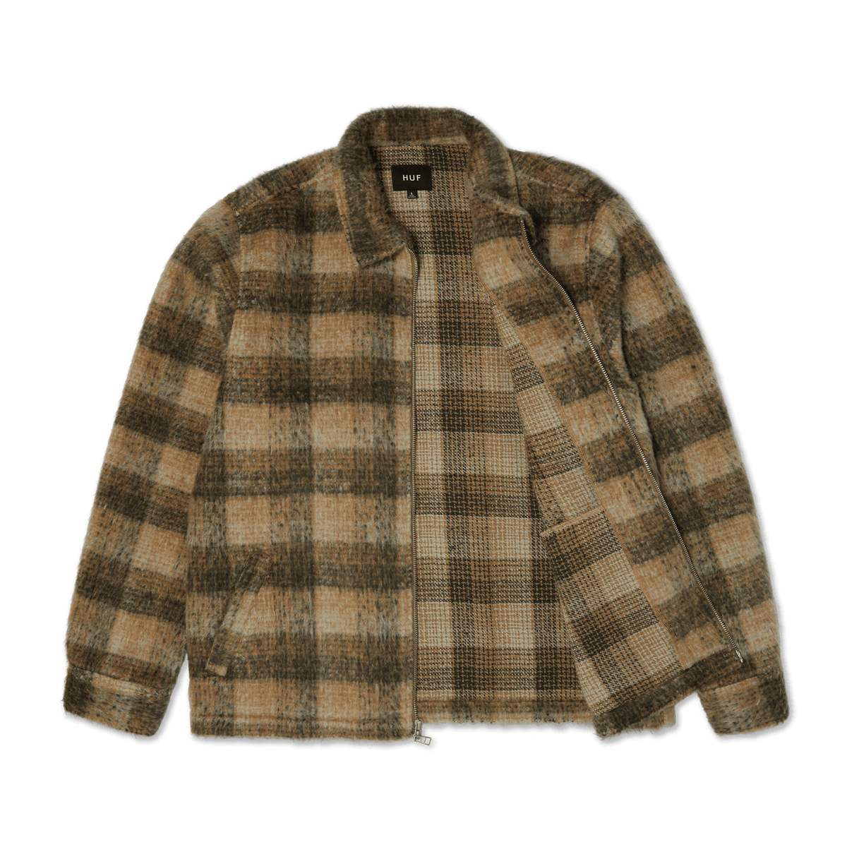 HUF | Megablast Plaid Jacket - Desert