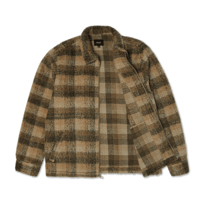 HUF | Megablast Plaid Jacket - Desert