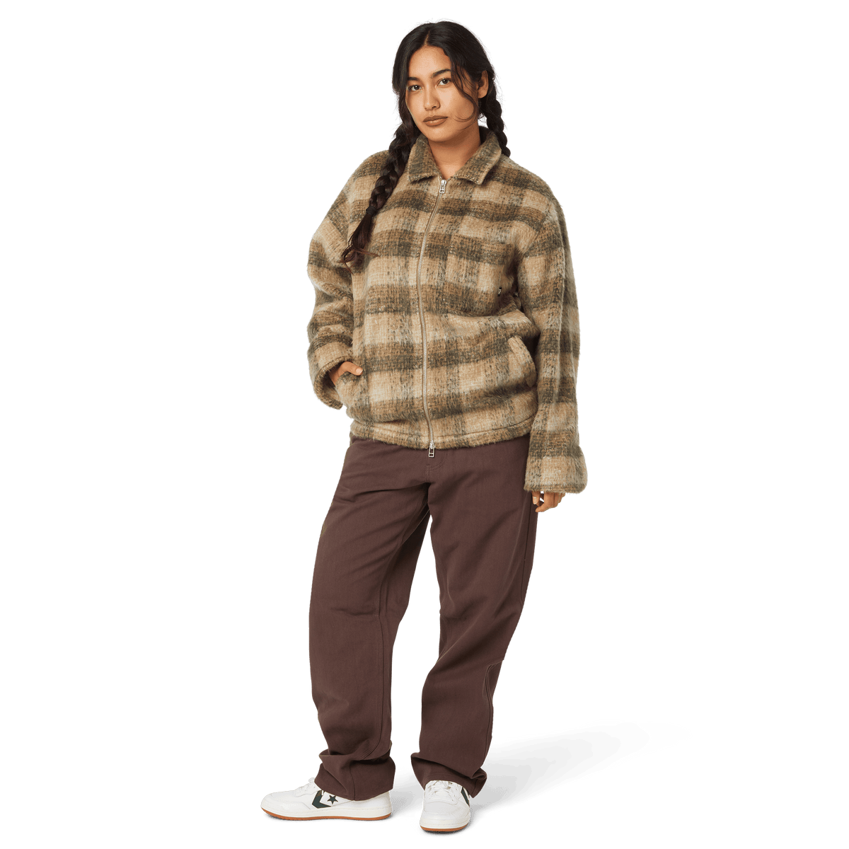 HUF | Megablast Plaid Jacket - Desert