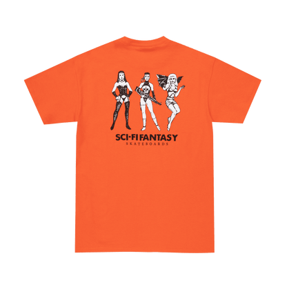 Sci-Fi Fantasy | Macho Girls Shirt - Orange