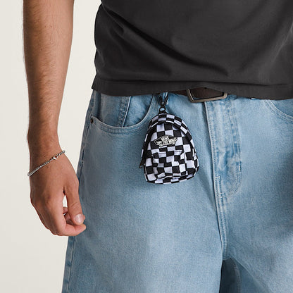 Vans | Micro Old Skool Checkered Keychain Backpack - Black/White
