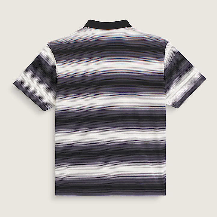 Vans | Molino Shadow Stripe Polo Shirt - Steel Shadow Gray