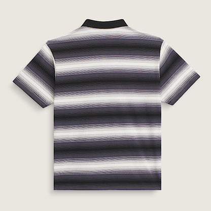 Vans | Molino Shadow Stripe Polo Shirt - Steel Shadow Gray