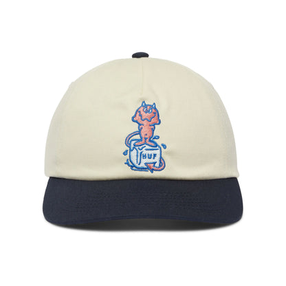 HUF | Melt 5 Panel Snapback Hat - Natural
