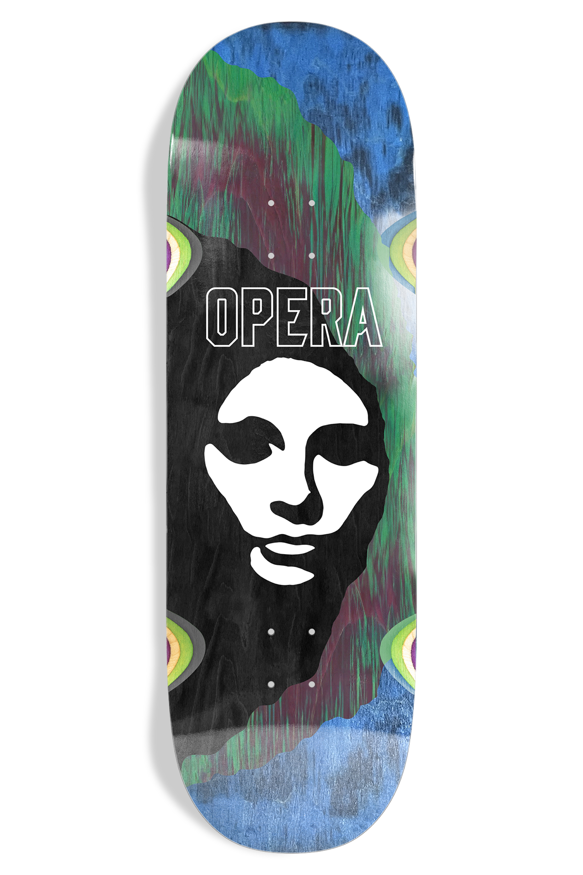 Opera | 10.0" Fattie Triple Torn Big Mask EX7 Skateboard Deck