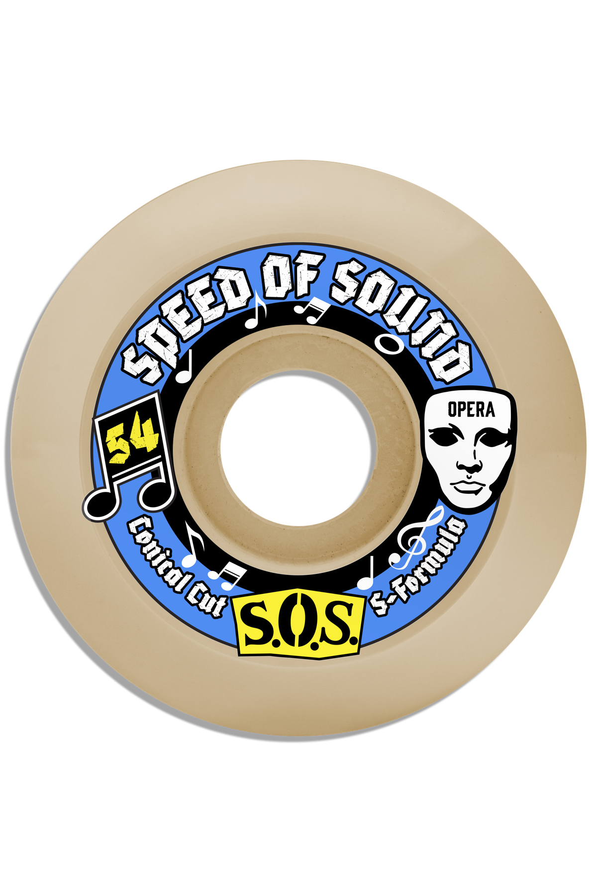 Opera | 54mm/101a Speed of Sound Mezzo Hardline Conical Skateboard Wheels