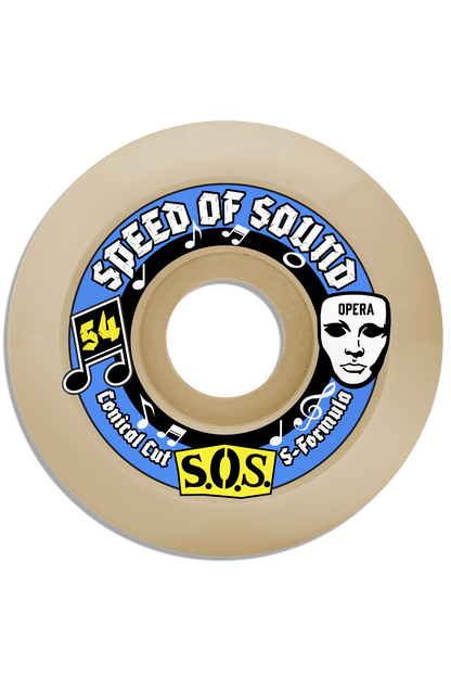 Opera | 54mm/101a Speed of Sound Mezzo Hardline Conical Skateboard Wheels