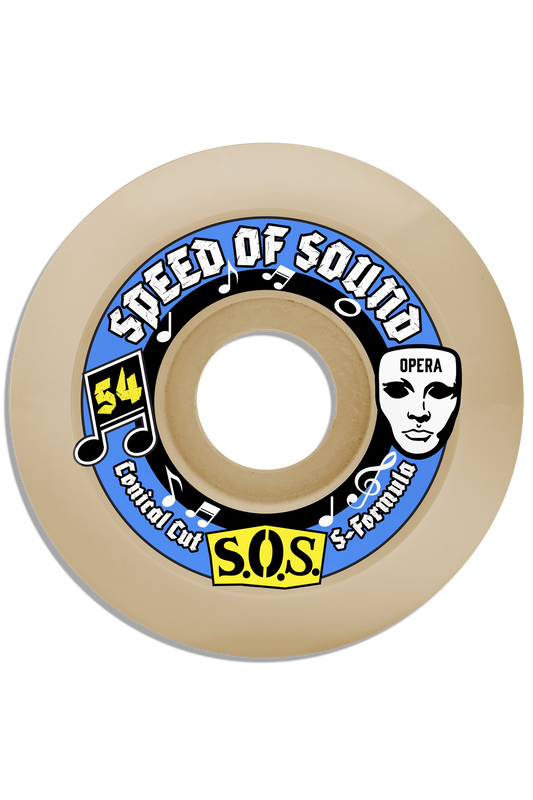 Opera | 54mm/101a Speed of Sound Mezzo Hardline Conical Skateboard Wheels