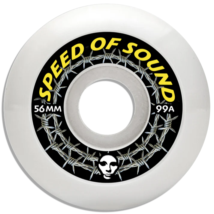 Opera | 56mm/99a Speed of Sound Barbwire Assymetrical Wheels - White