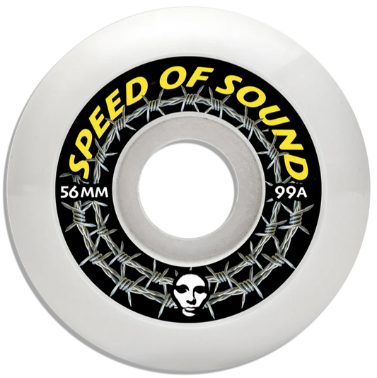 Opera | 56mm/99a Speed of Sound Barbwire Assymetrical Wheels - White