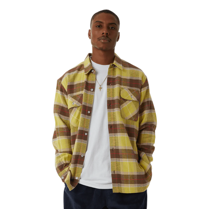 HUF | Prescott Flannel Shirt - Yellow