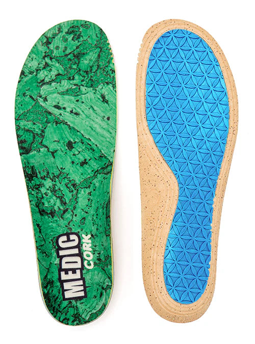 Remind | 5.5mm MEDIC Impact CORK - Mid-High Arch Insoles