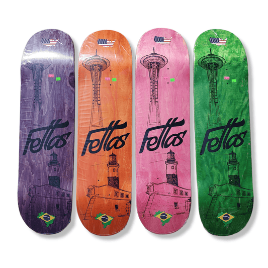 Fellas | 8.125" Seattle x Brazil Deck (Various Colors)