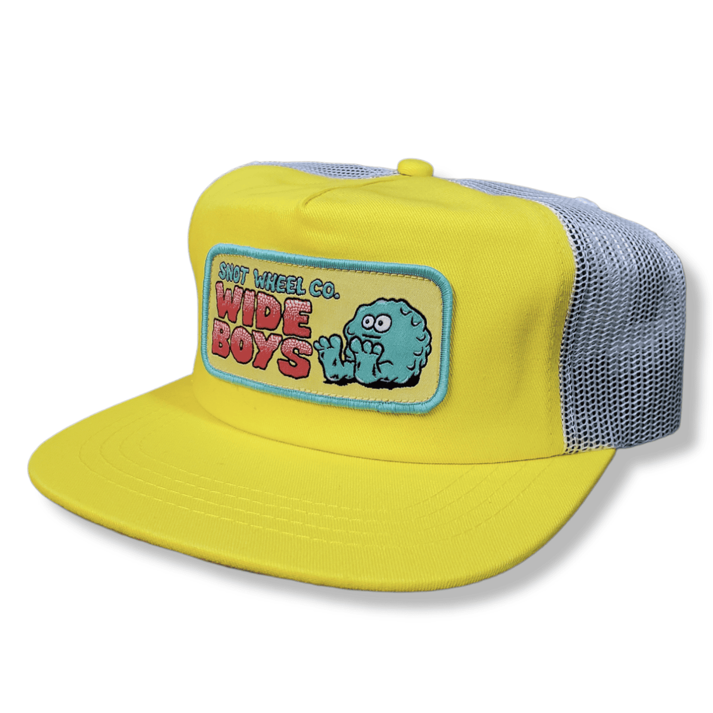 Snot | Wide Boys Trucker Hat - Yellow/White