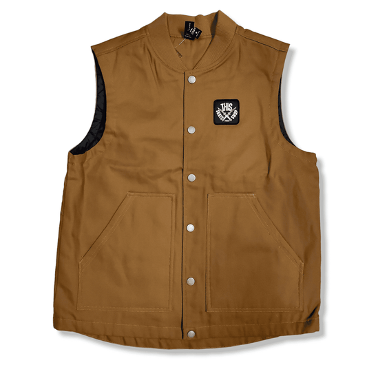 THIS | Insulated Work Vest - Saddle Brown
