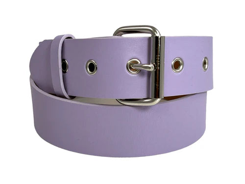 Funk Plus | 1 3/4" Plain Vegan Leather Belt - Matte Purple