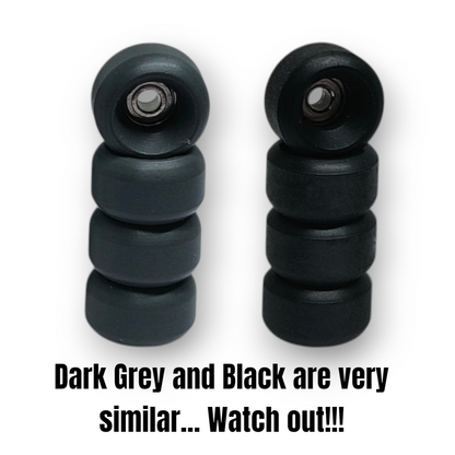 Leefai | 65D Pro Urethane Fingerboard Wheels - Dark Grey