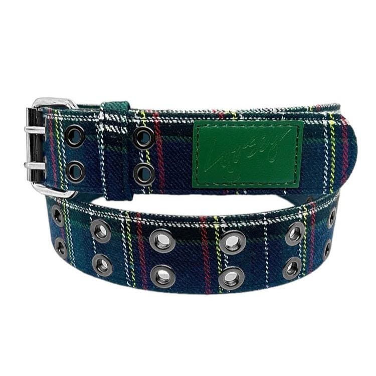 Loosey | Plaid Grommet Hole Belt