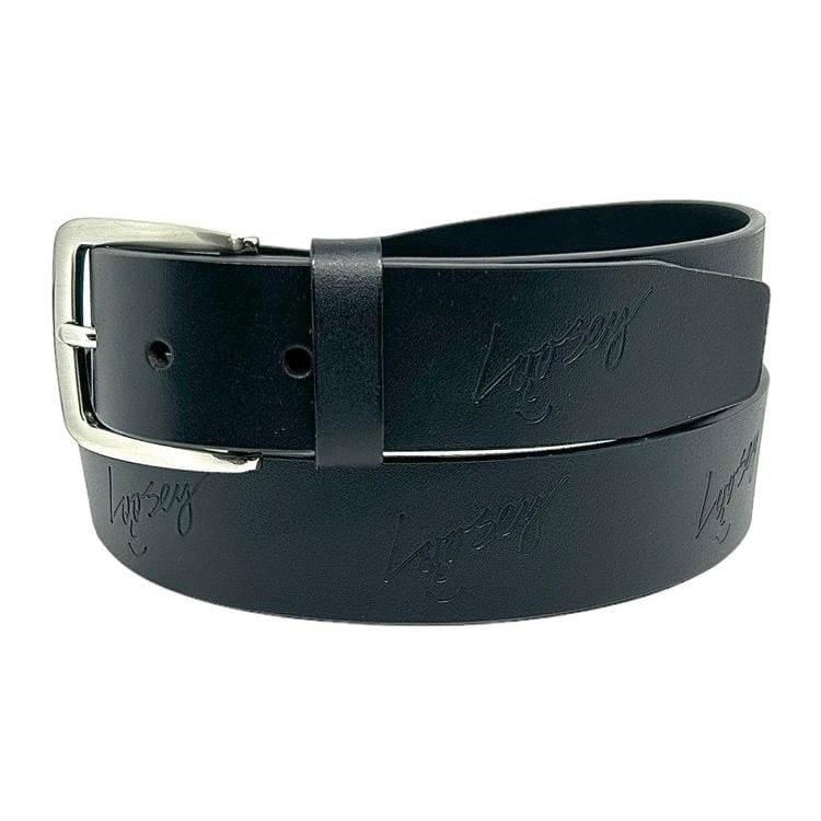 Loosey | Premium Leather Logo Belt