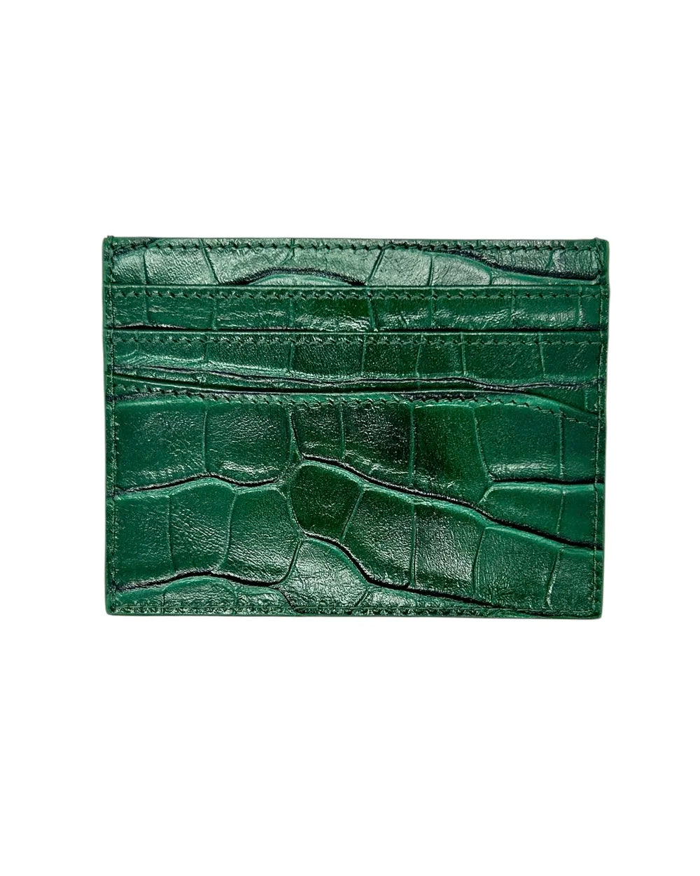 Loosey | Crock Skin Card Holder - Green