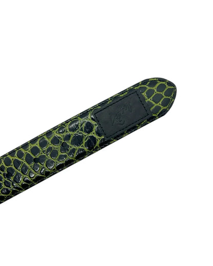 Loosey | Premium Reptile Skin Belt - Green