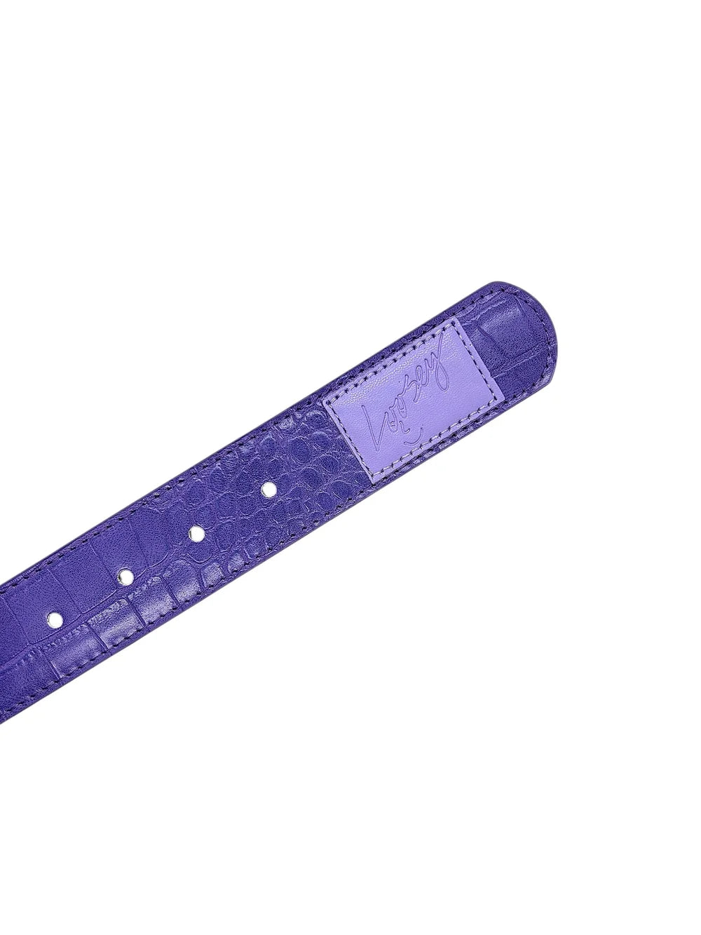 Loosey | Croc Skin Belt - Purple