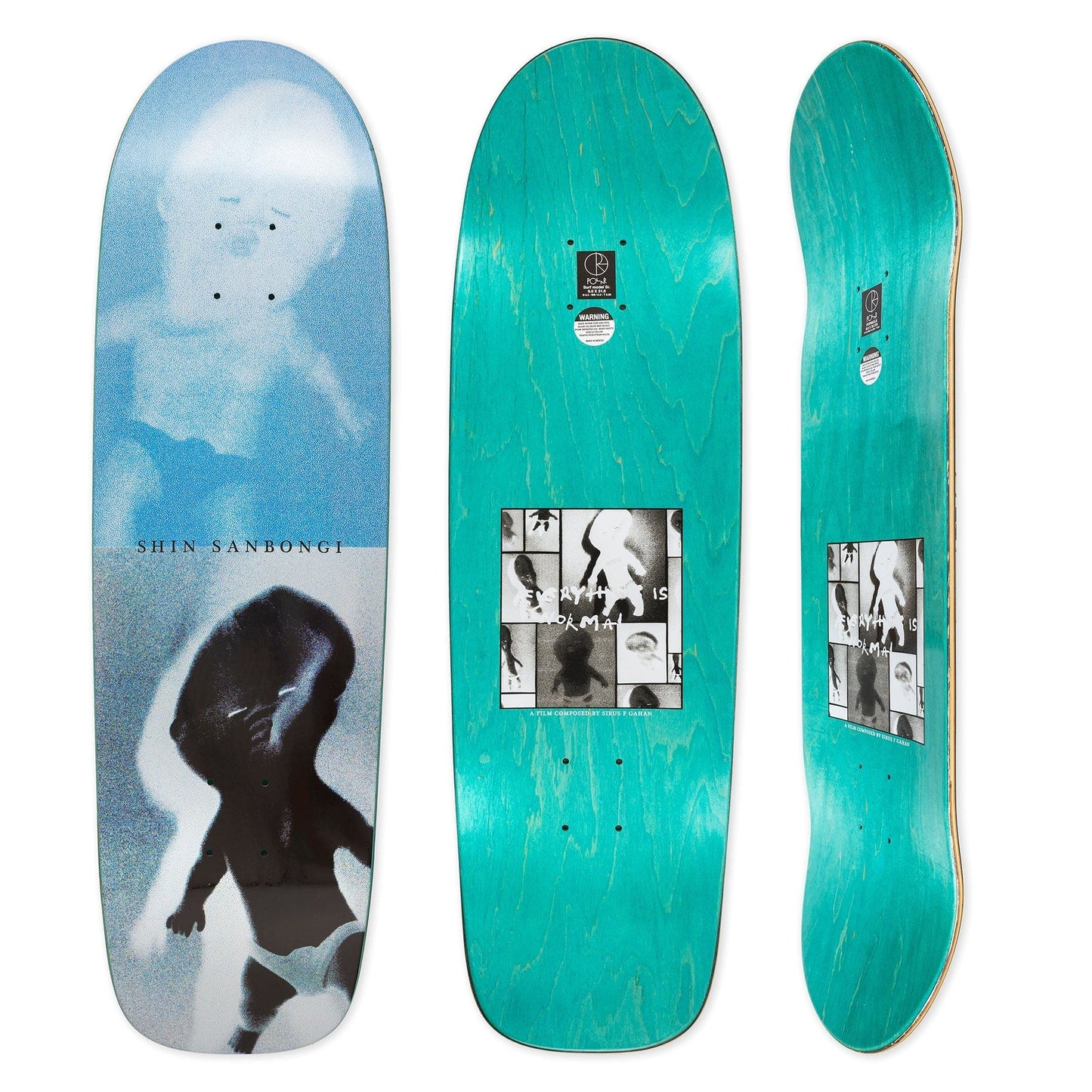 Polar | 9.0" Shin Sanbongi Babies Deck - Surf Jr. Shape