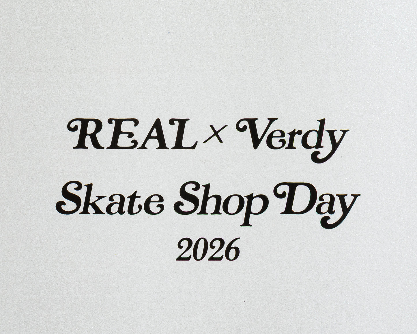Real | 8.38" Verdy Oval Skateshop Day Skateboard Deck