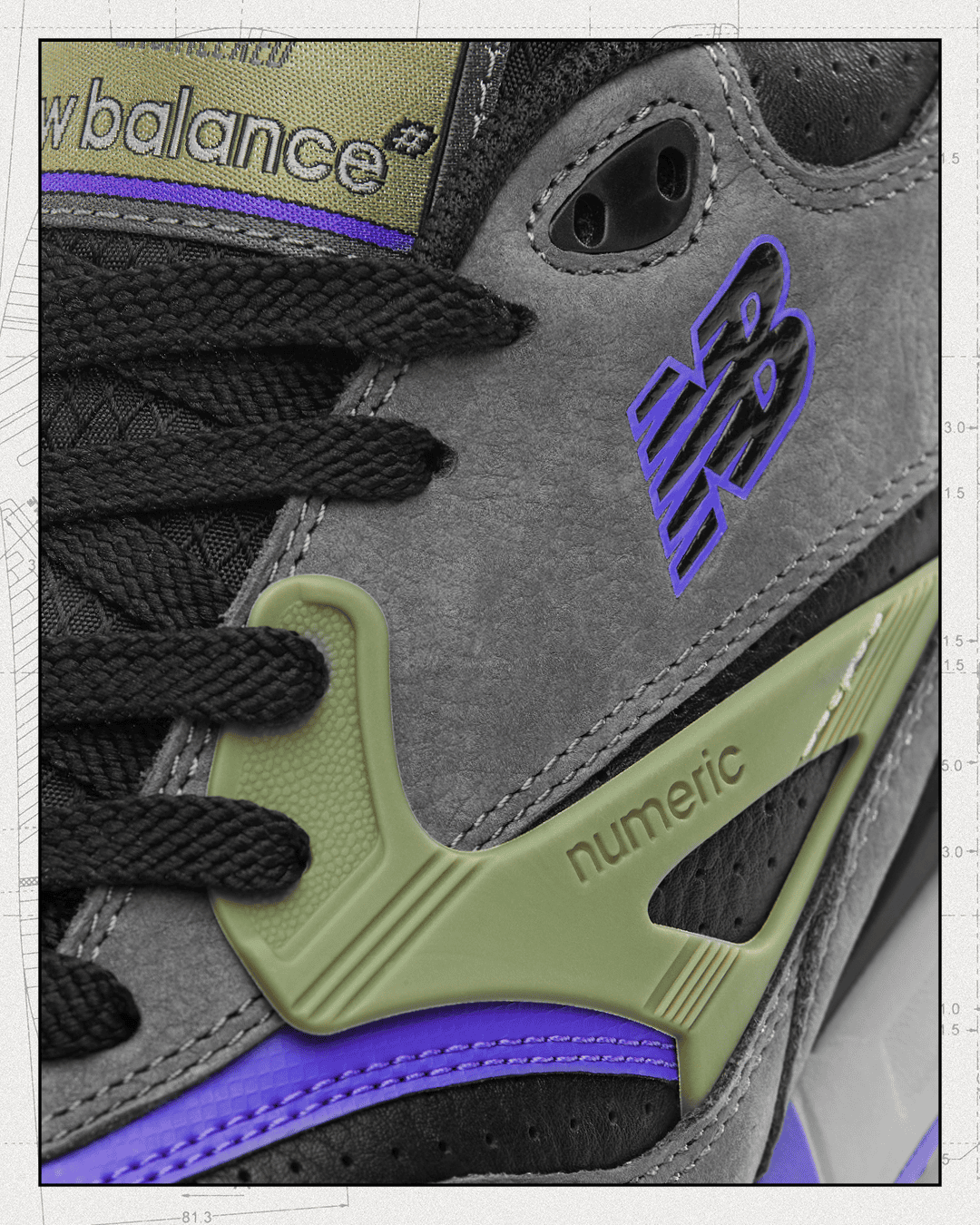 New Balance | Numeric 770 - Grey/Black/Olive/Purple