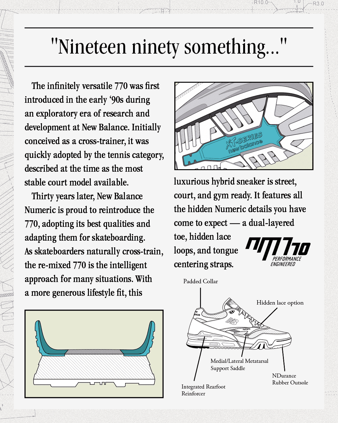 New Balance | Numeric 770 - Grey/Black/Olive/Purple