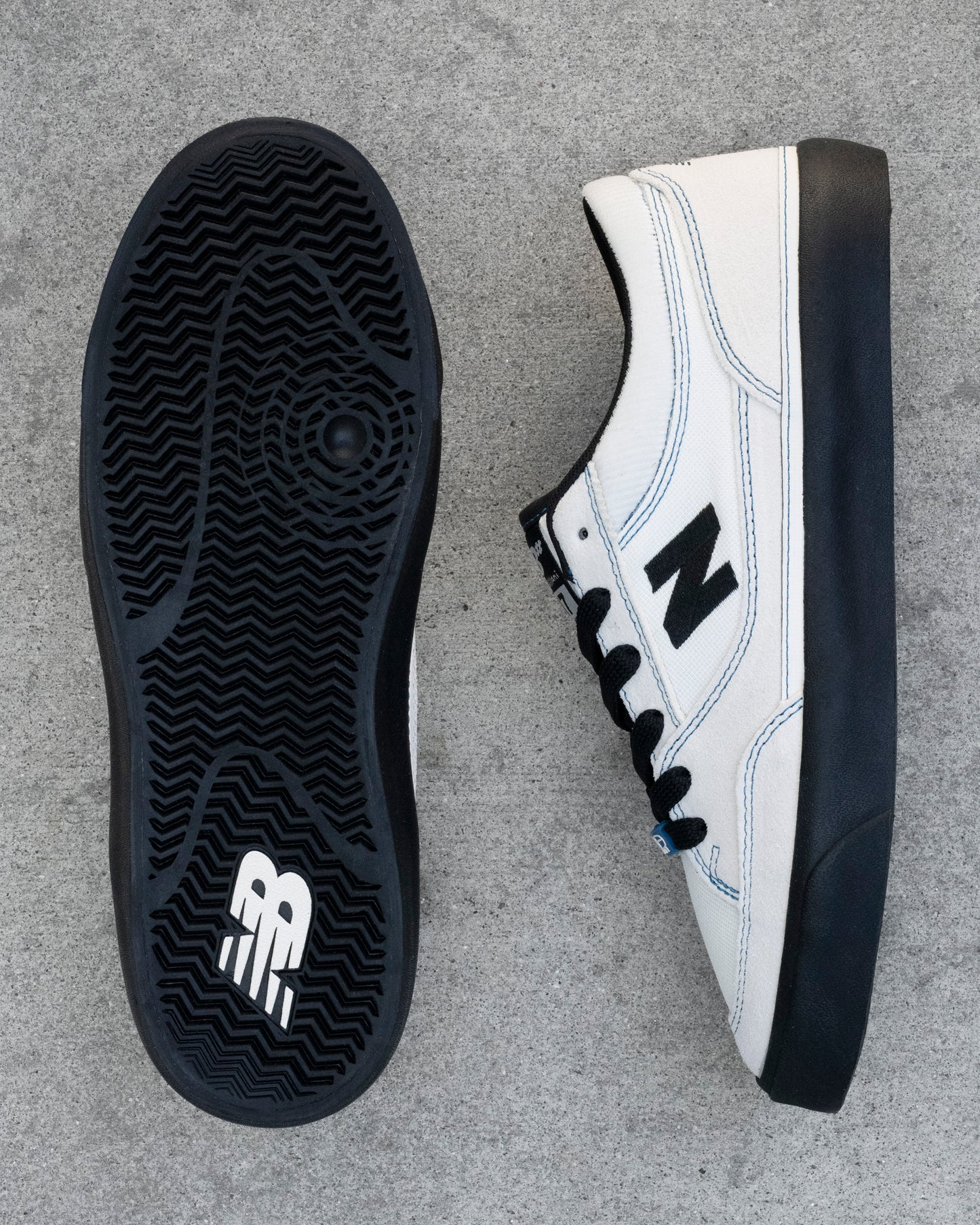 New Balance | Numeric Franky Villani 417 Low - White/Black/Blue