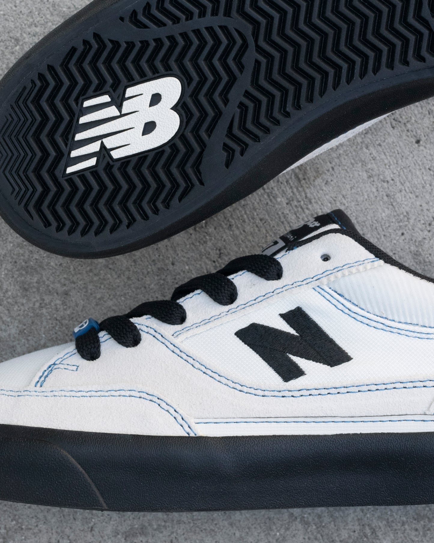 New Balance | Numeric Franky Villani 417 Low - White/Black/Blue